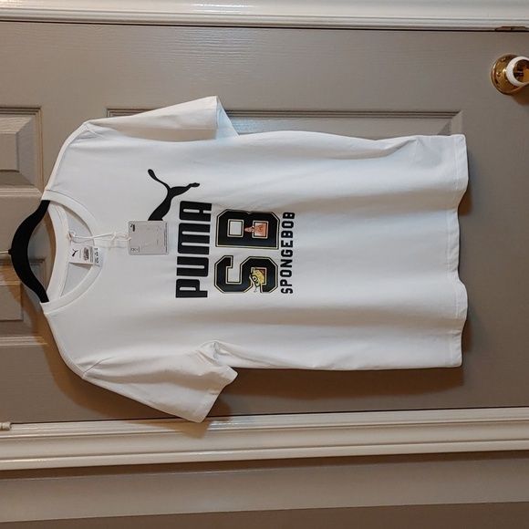 PUMA/SPONGEBOB NWT YOUTH XL SHORT SLEEVE T-SHIRT - Picture 1 of 8